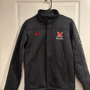 Under Armour Black Miami University Redhawks Men's Jacket Size Small